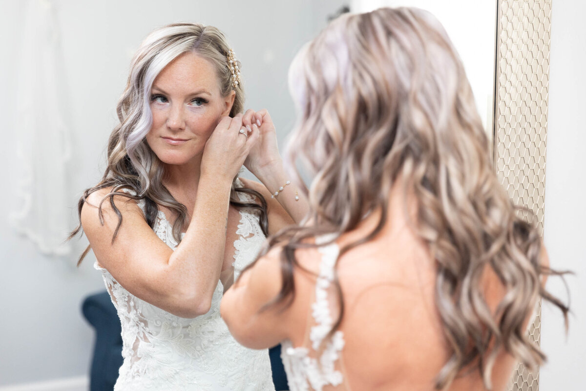 bride getting ready
