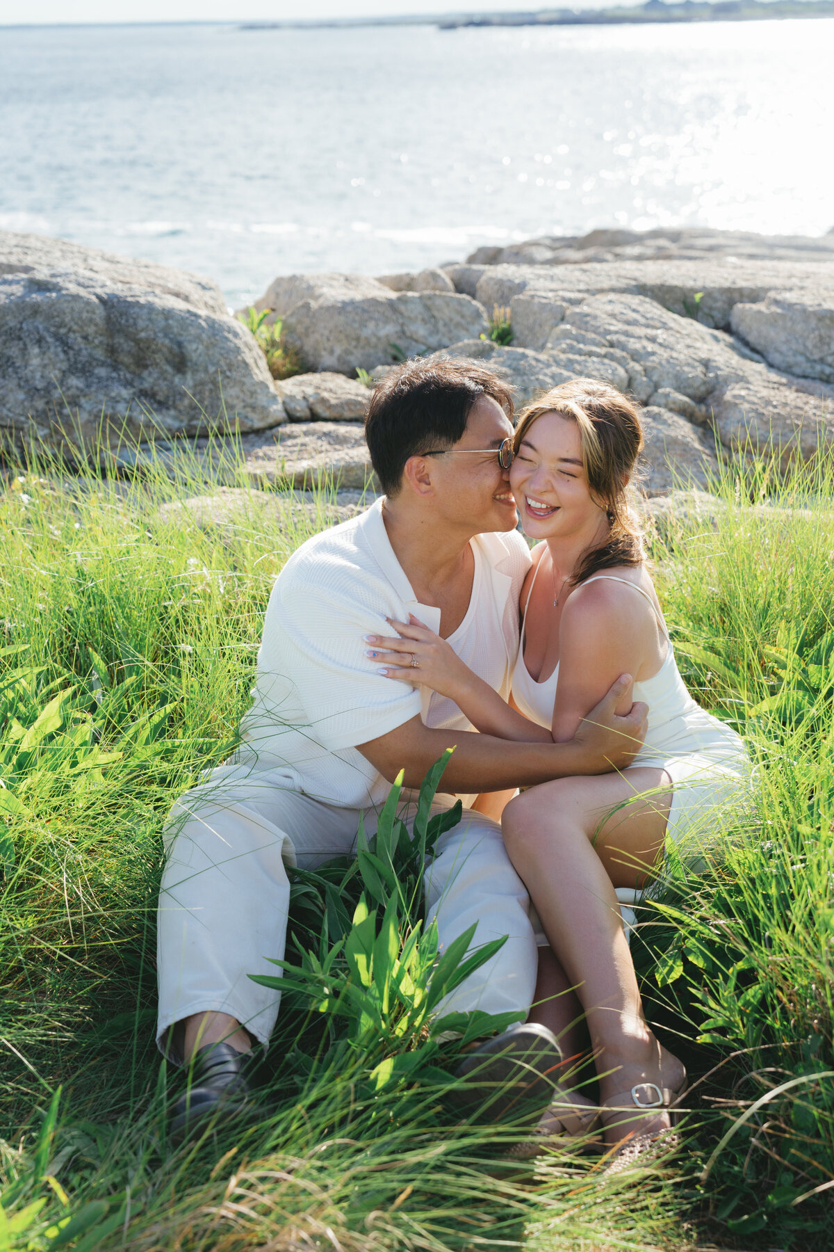 Lizzie Baker Photography _ Gracie & Hoon _ Newport Engagement Session _ Rhode Island Wedding Photographer _ New England Wedding Photographer _ Castle Hill Inn Wedding-69