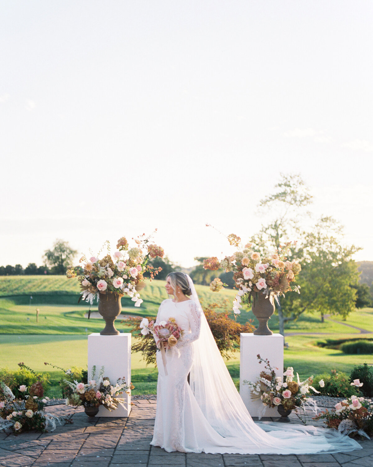 69_Kate Campbell Floral Maryland Golf Country Club Fall Wedding by Madeline Collins photo