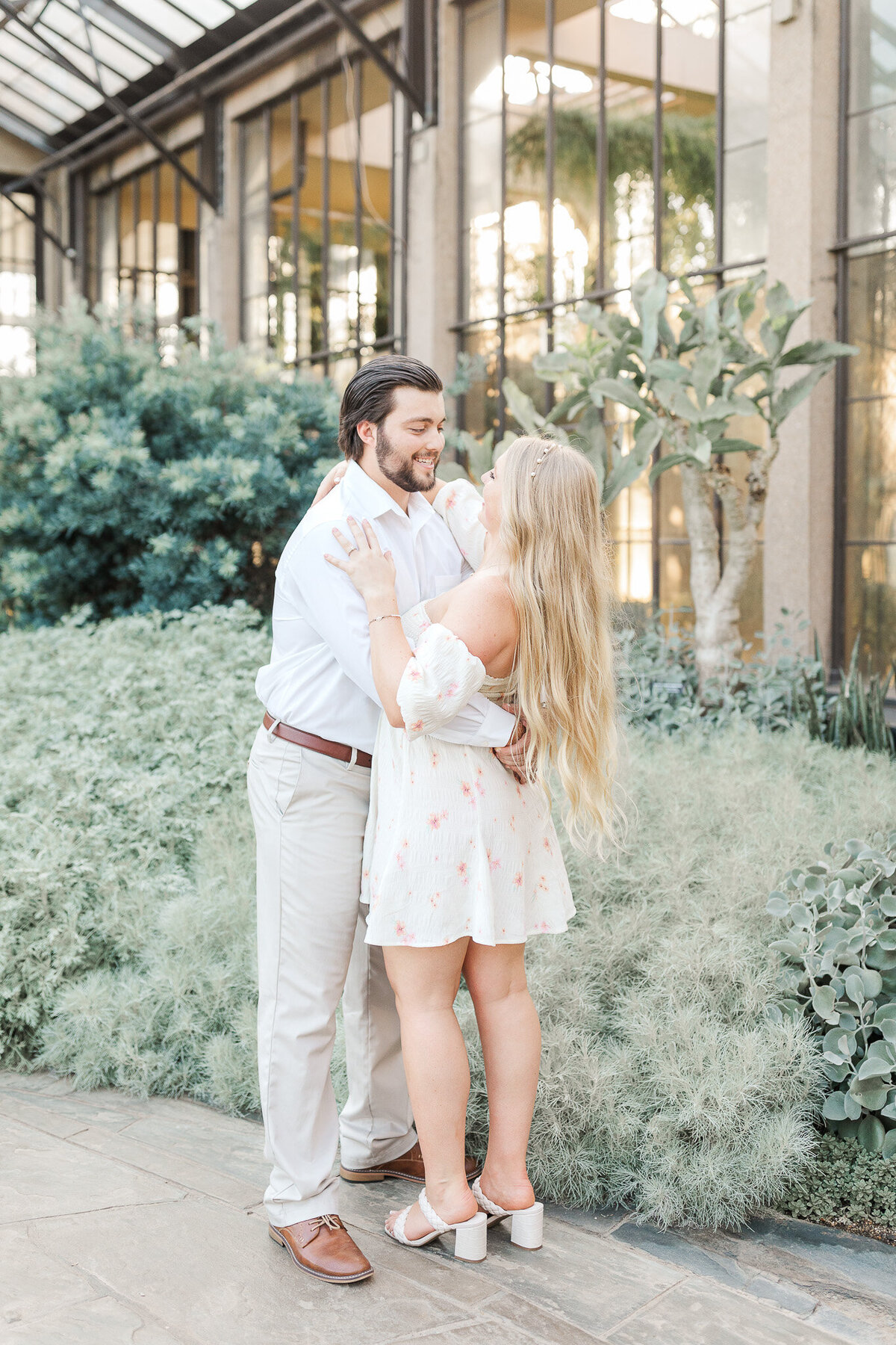 Longwood Gardens - Sonny and Brooke Engagement Session-11