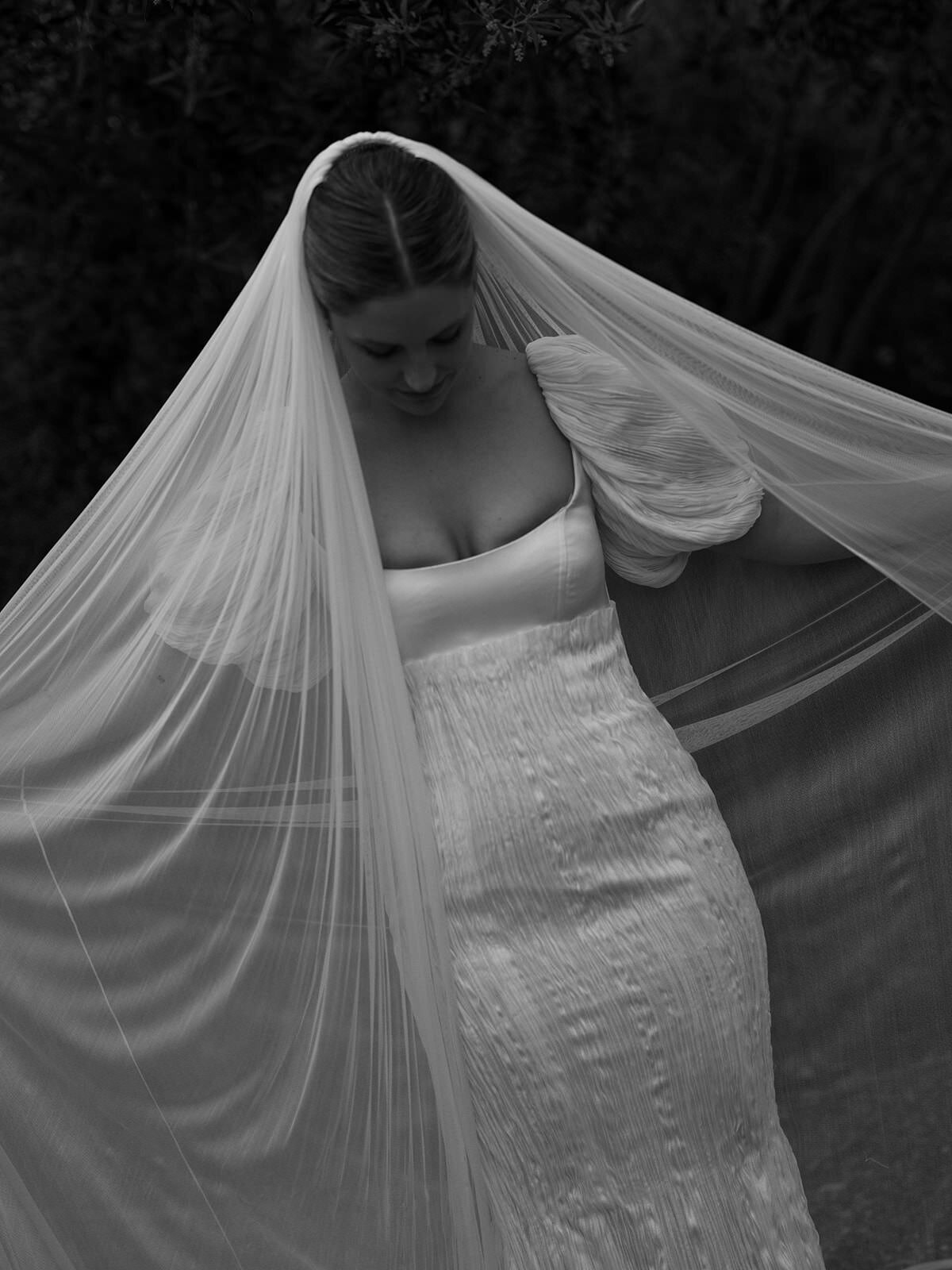 Retro motel chic wedding ceremony at Bodega Los Alamos - 25