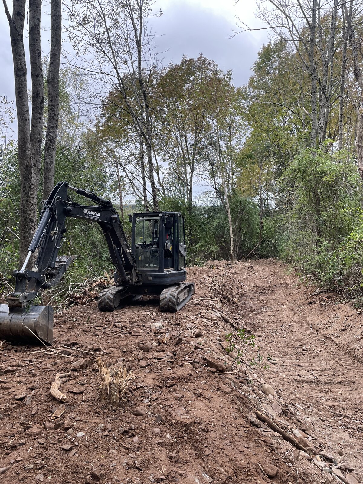 Ground Down Land Management - Excavation Services - Nova Scotia - Property Access - Trail Systems - Driveways - Patios - Landscaping - Mulching