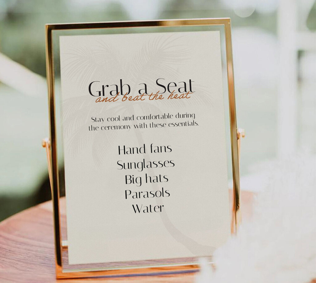 Wedding reception table number designed by Unadorned Stationery, wedding signage and stationery in Vancouver, British Columbia, featured on the Brontë Bride Vendor Guide.