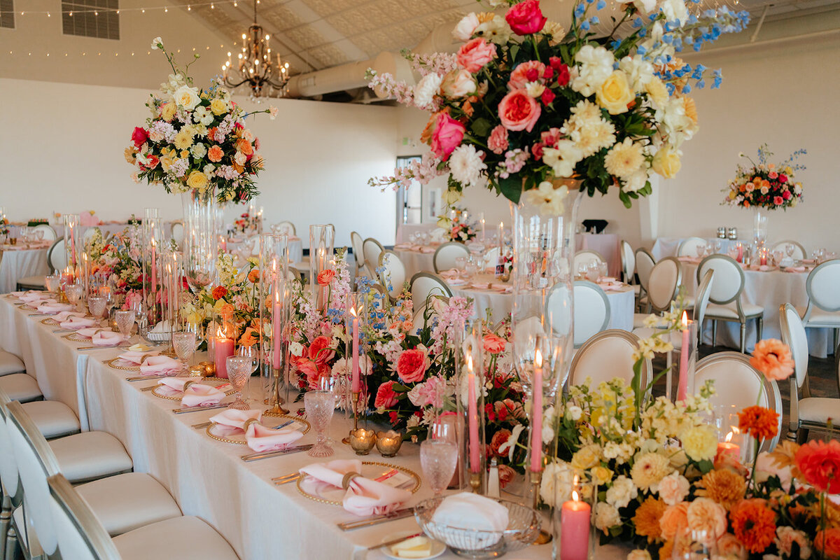 Reception space at gardens of castle rock