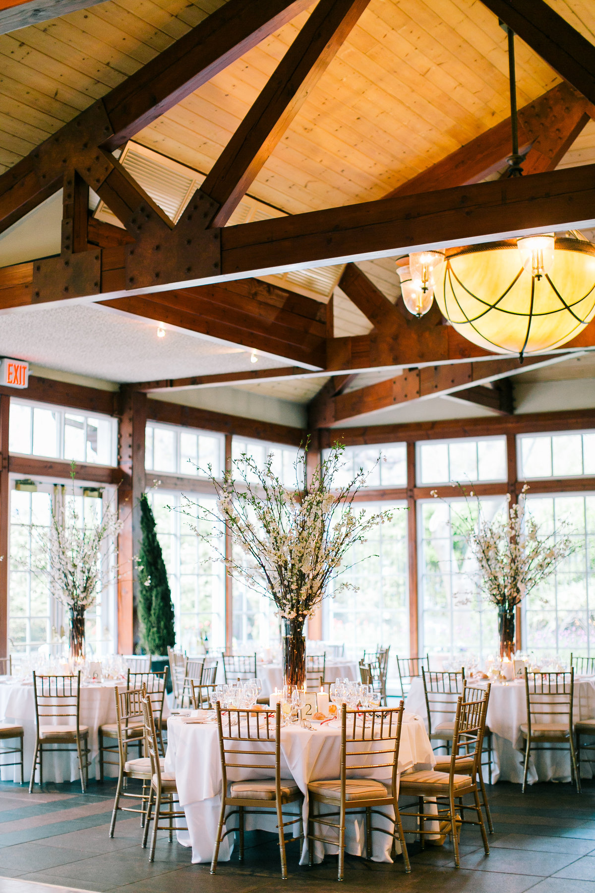 Table setting at Central Park Boathouse Wedding