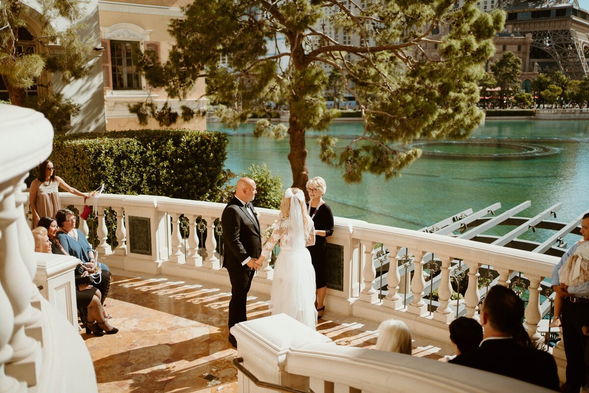 bellagio fountain wedding