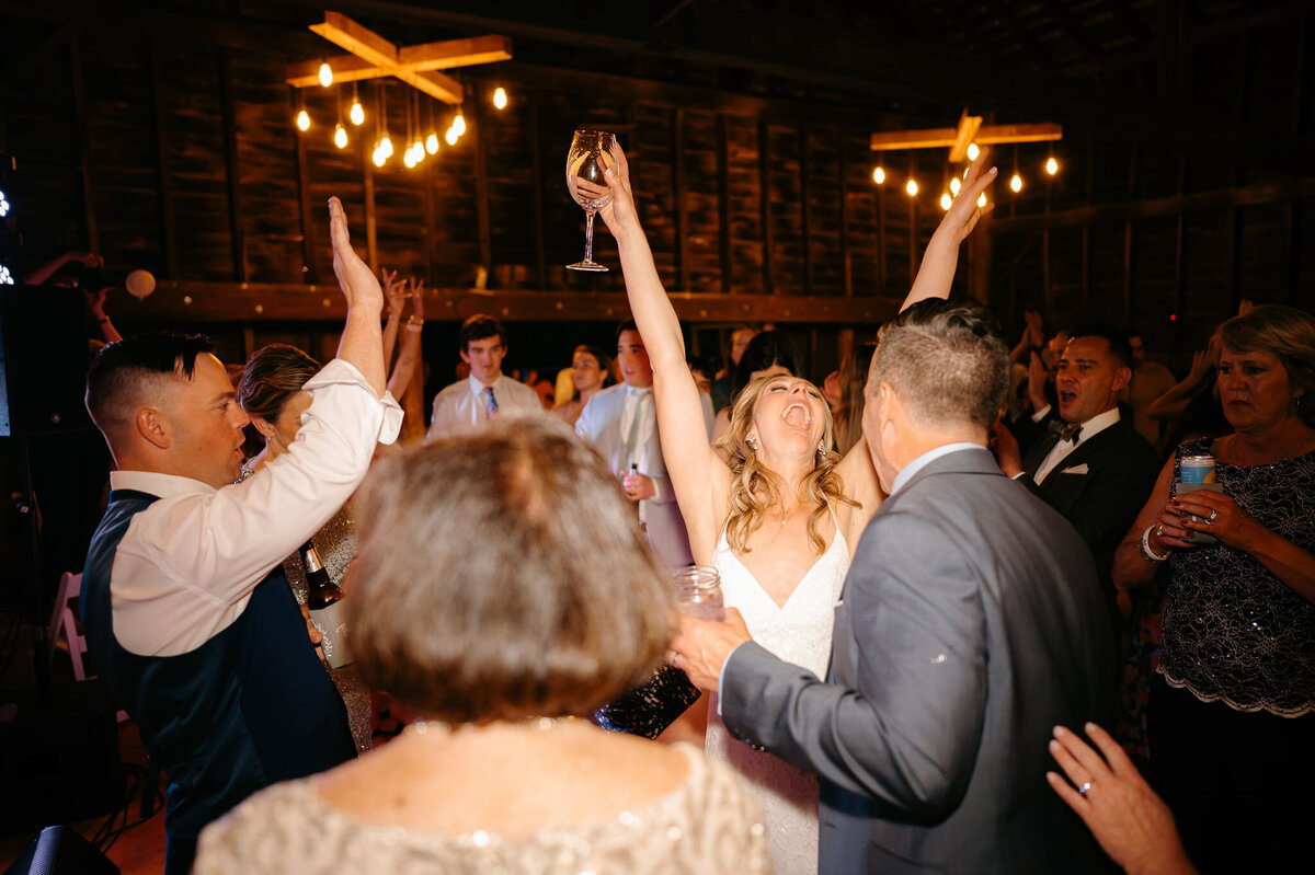 Fun Wedding Party by Lisa Blanche Photography