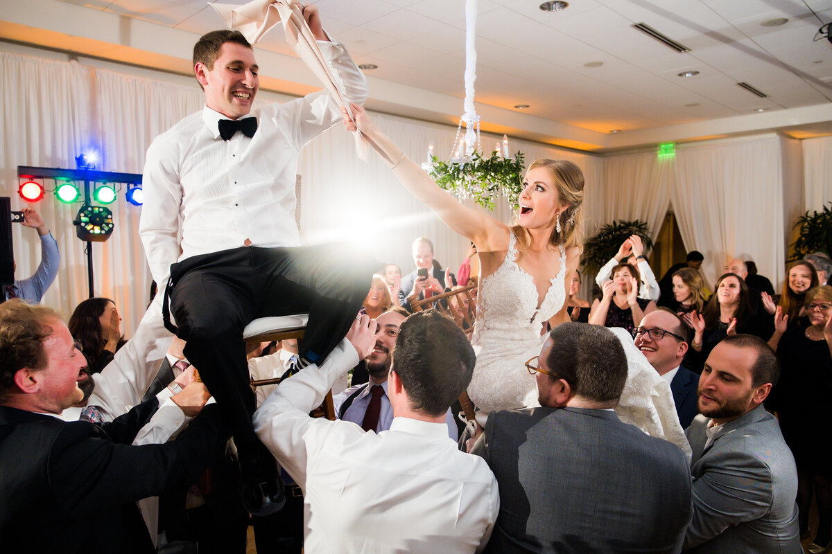 fun wedding reception dancing at phipps conservatory