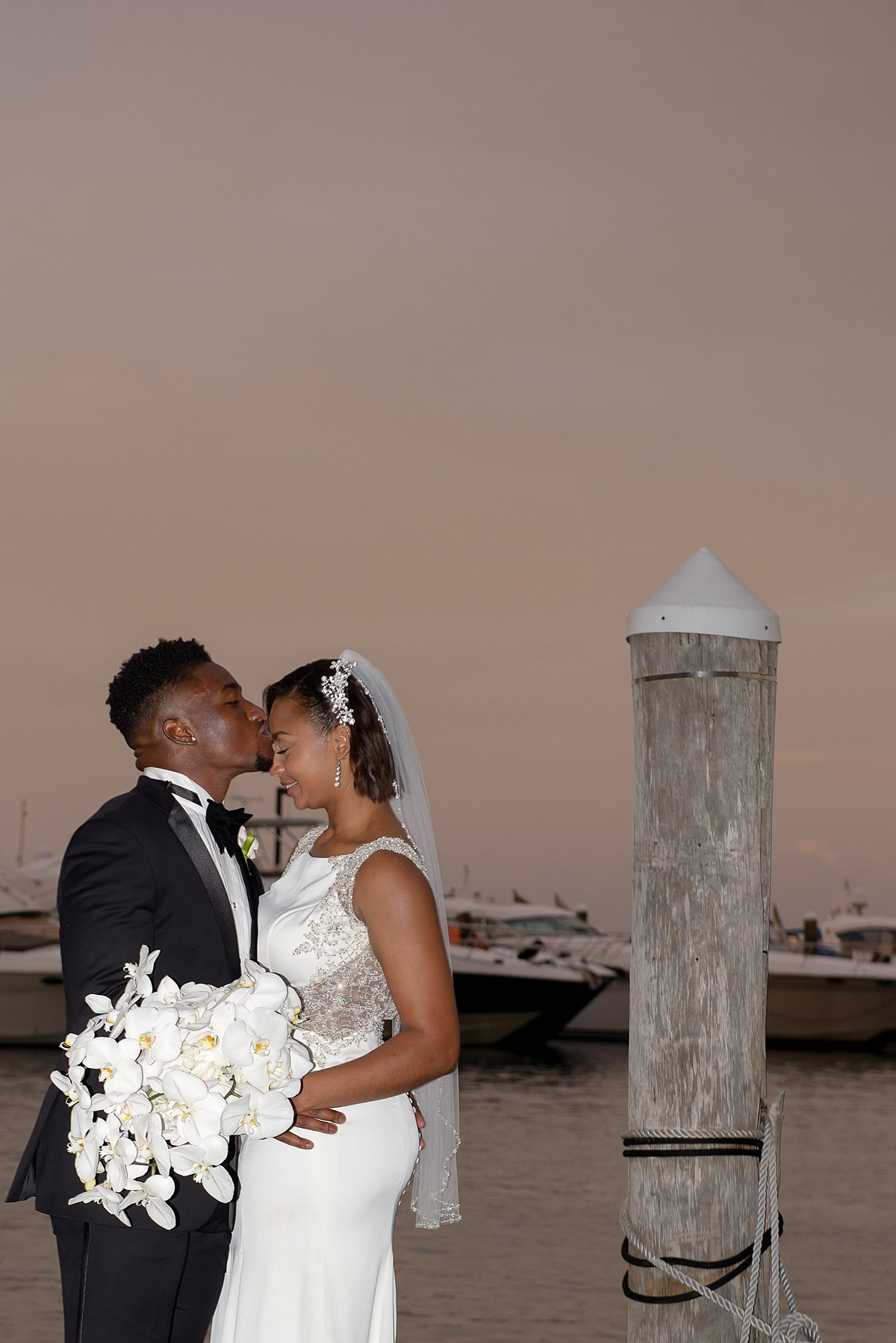 NFL Miami Dolphins Brandon Radcliff ShaKyra Radcliff Briza on the Bay Wedding Andrea Arostegui Photography-228