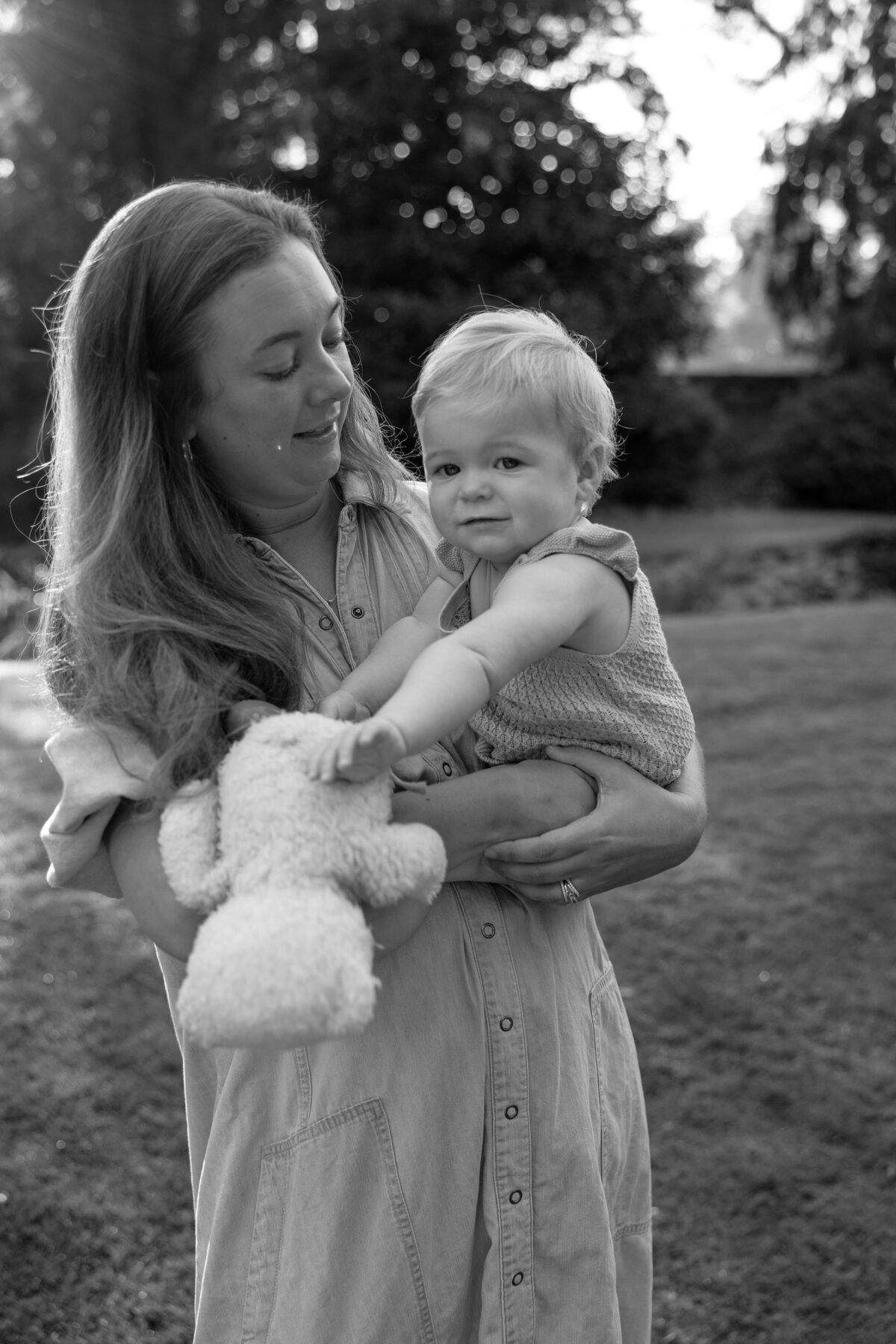 Downtown Greenville Rock quarry garden mommy and me photos