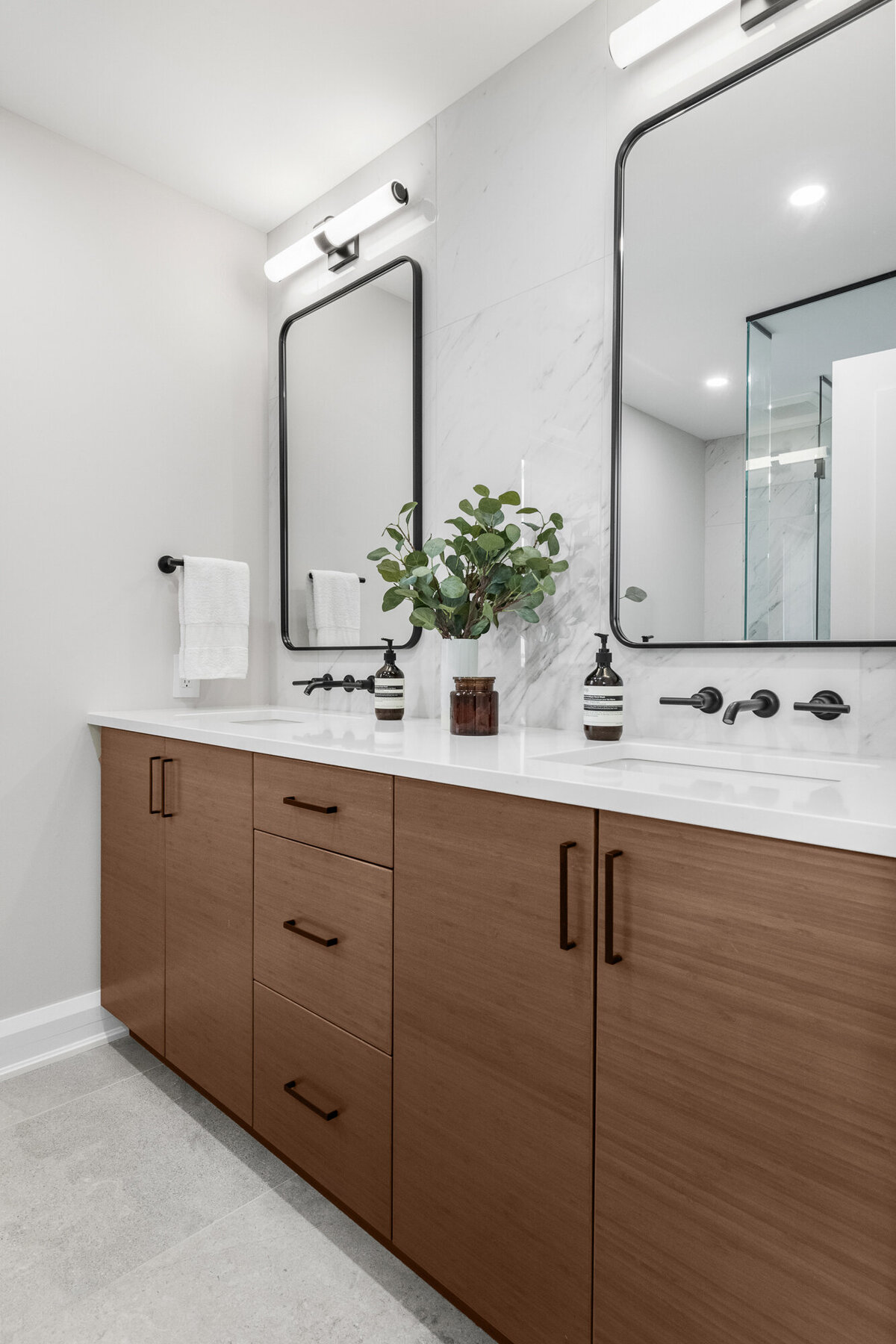 final image of our urban bamboo interior and bathroom design project