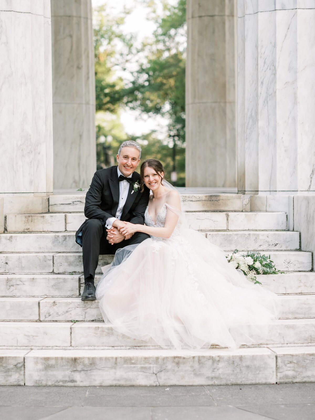 DC War Memorial Wedding - Portraits-116