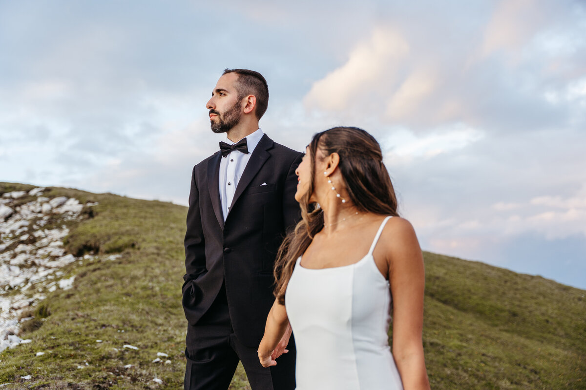 Marmarole helicopter Elopement Dolomites -69