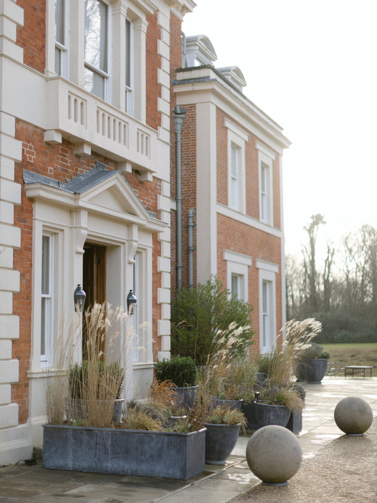 Exterior at Heckfield Place, wedding venue