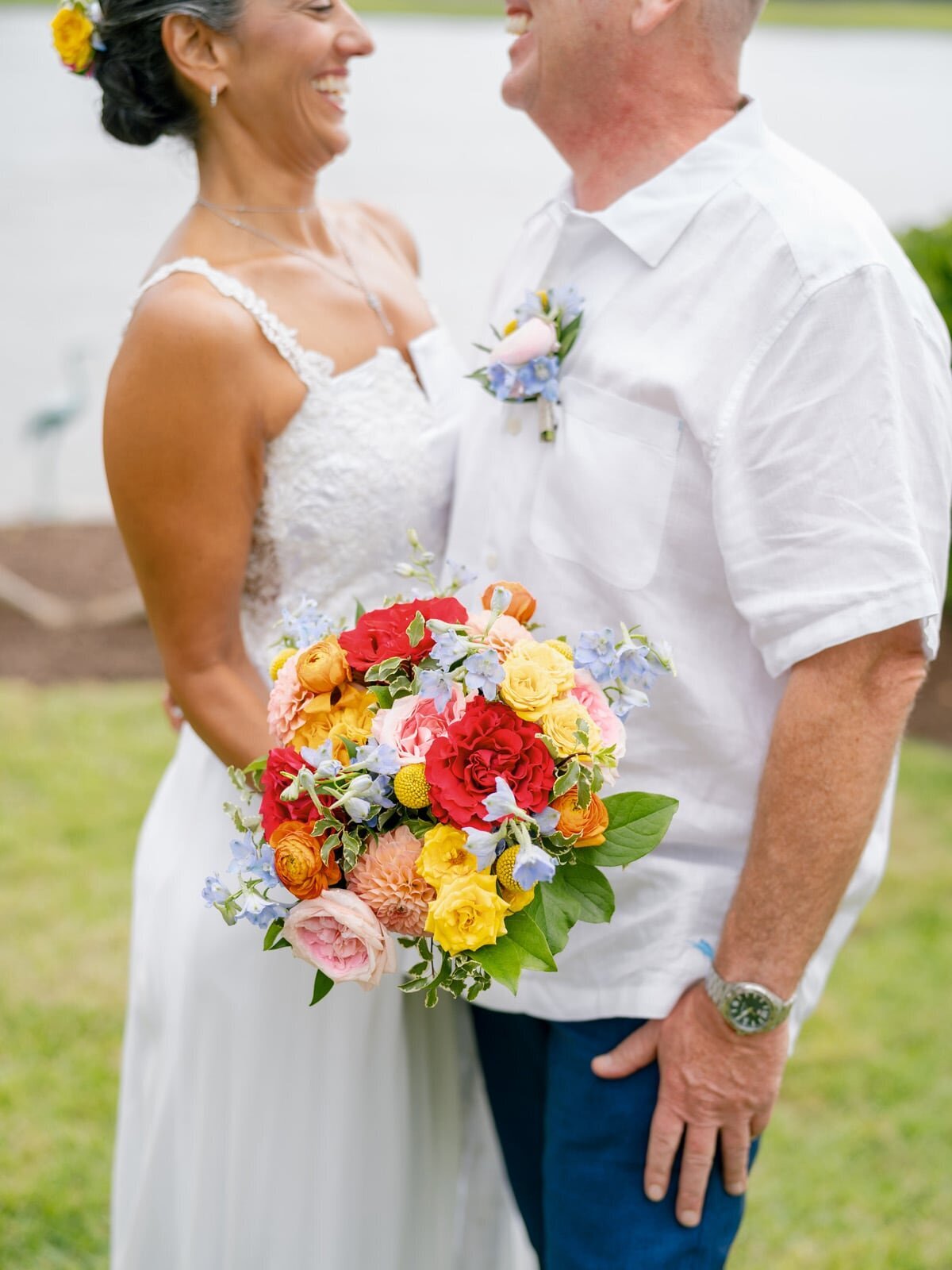 Southport NC Wedding | Blue Satin Bee 14