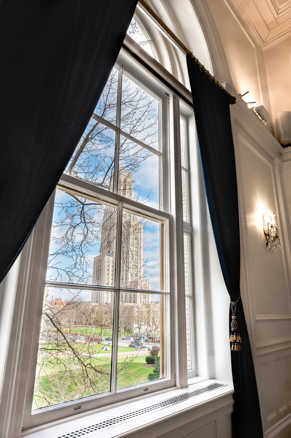 view from weddings at university club
