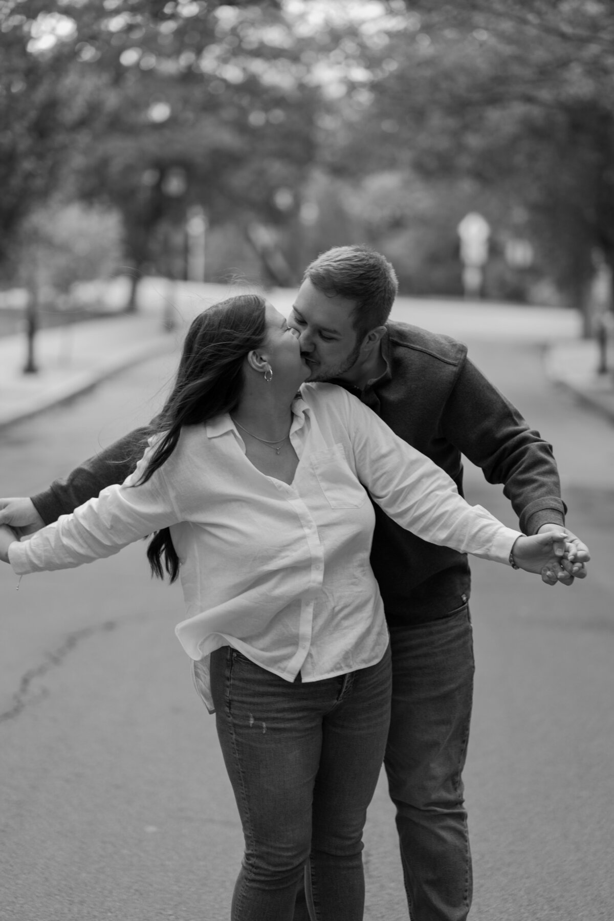 Erin + Tyler _ Franklin Square Engagement _ Santana Block Photography 048