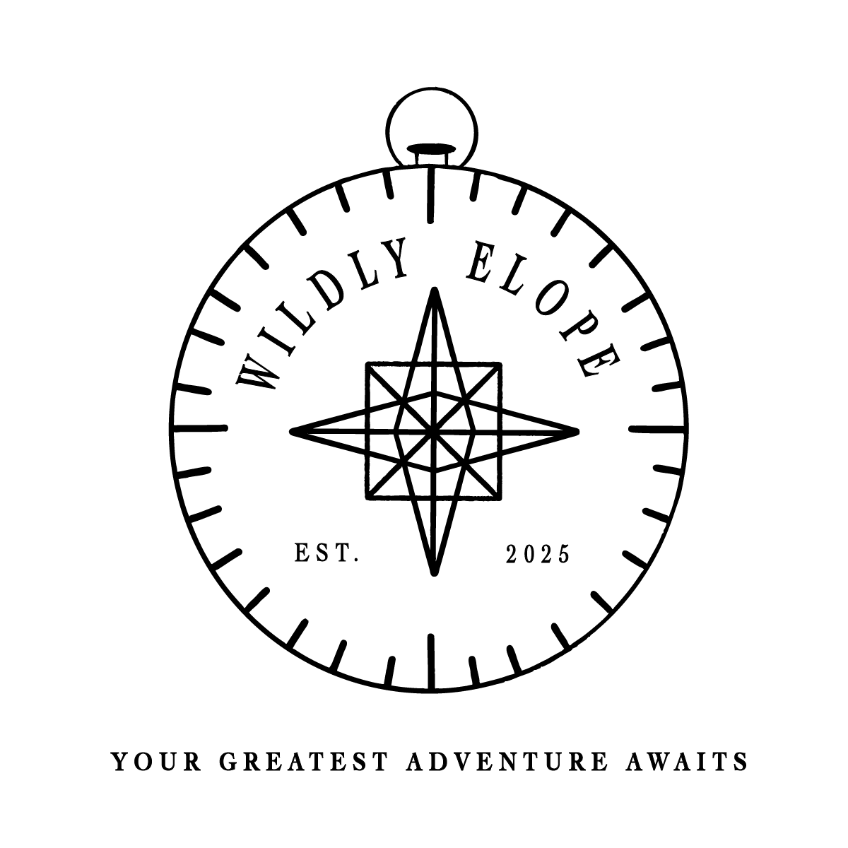 WildlyElope_logo_compass_black