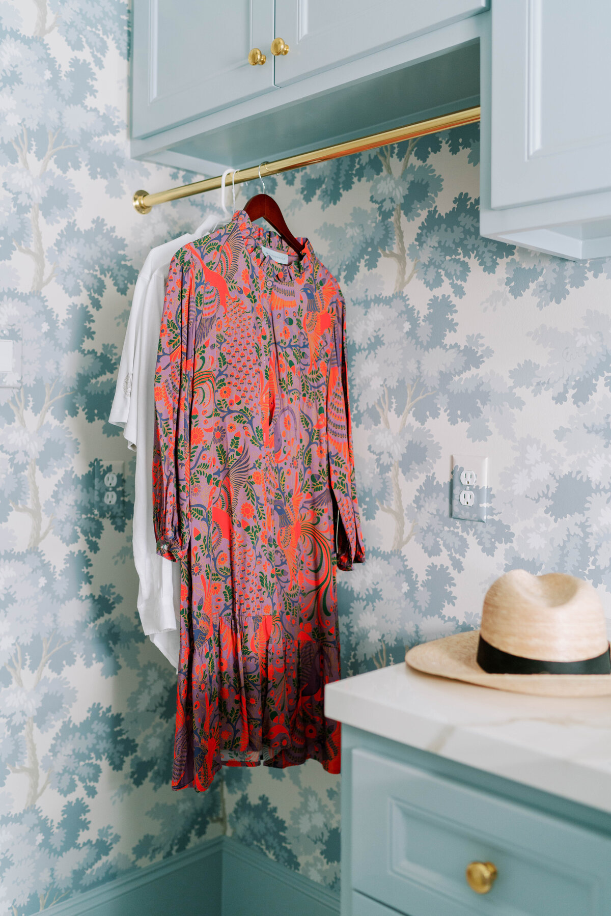 oyster creek studios spring valley remodel laundry room red dress