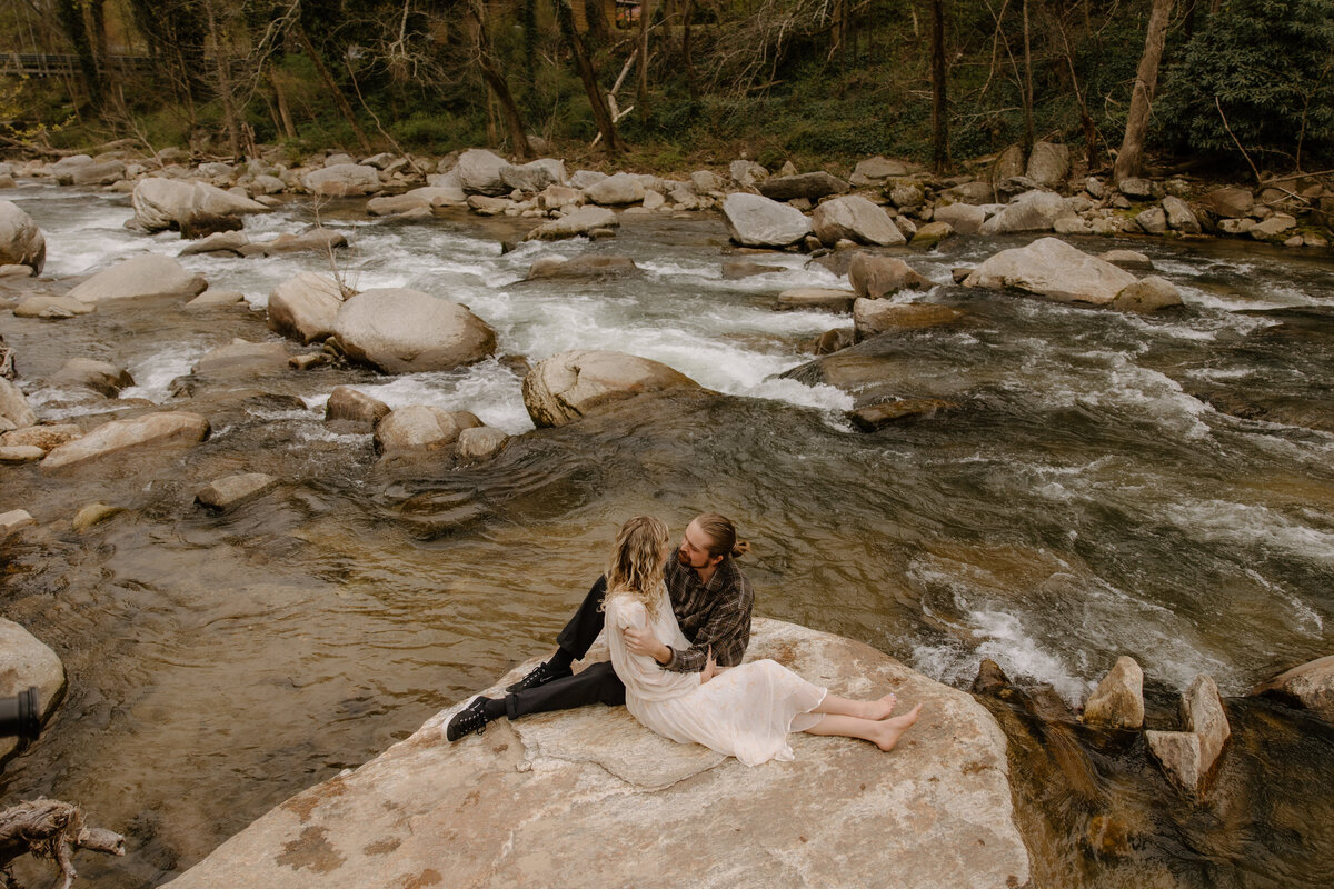 Lake Lure Engagement Photos-160