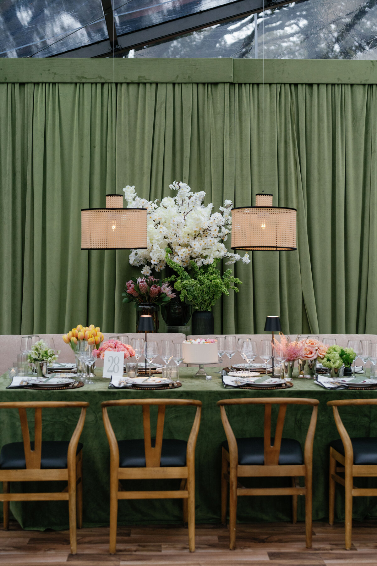 Green garden wedding at Brook Hollow Golf Club