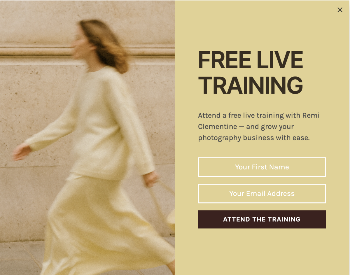 Branded Flodesk email templates for photographers and creatives, including newsletters and opt-in forms to enhance your email marketing strategy.