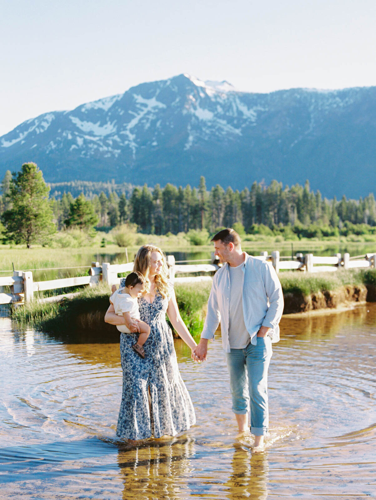 Tahoe Mountain Family Photo Session