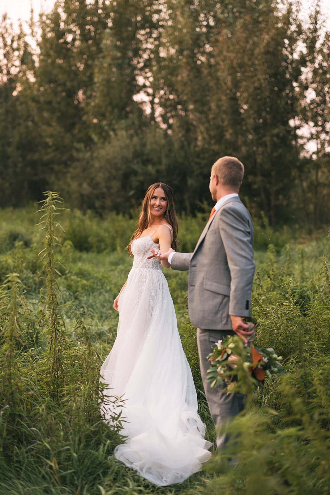 Woods Fairytale Bride Groom