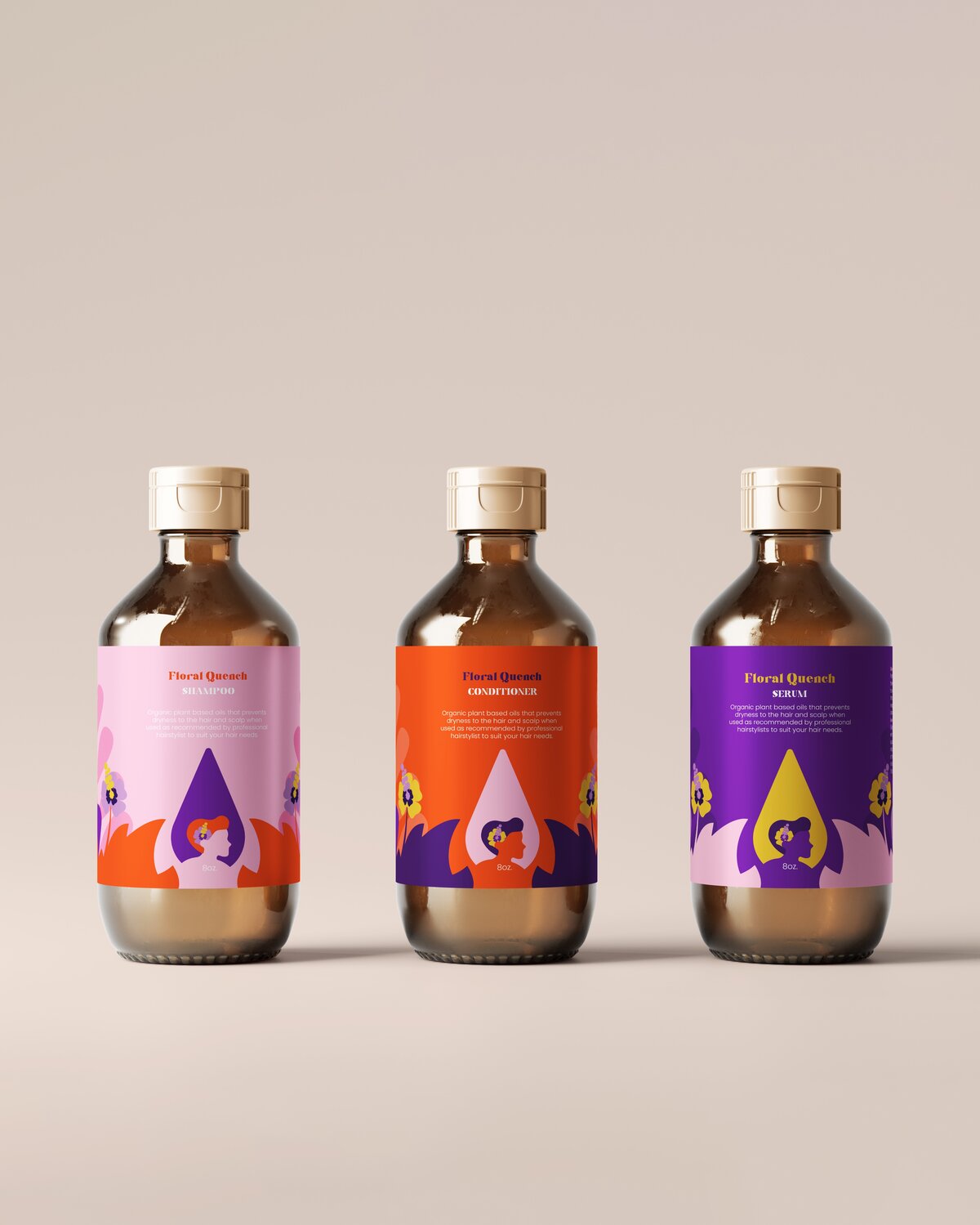 shampoo bottles