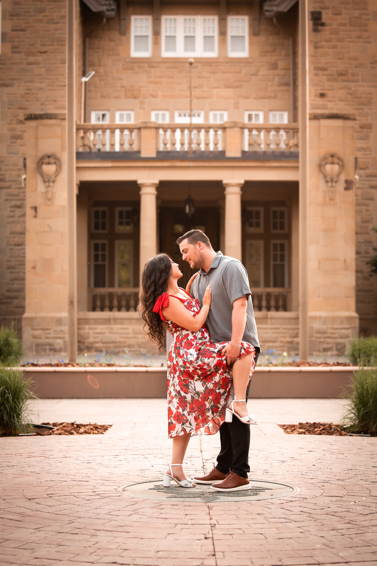 Engagement Photos at the Government House Edmonton