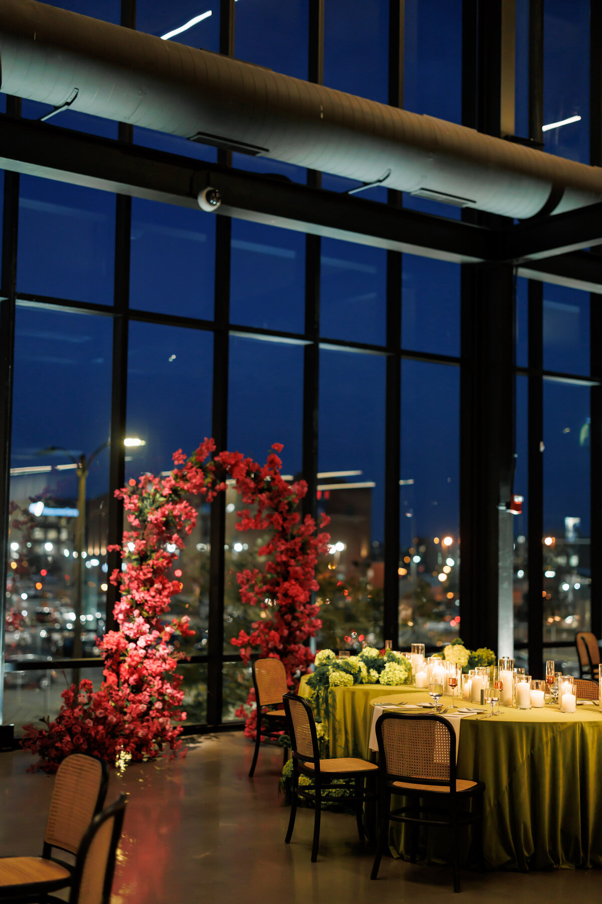bold color block wedding gather at deer district milwaukee -68