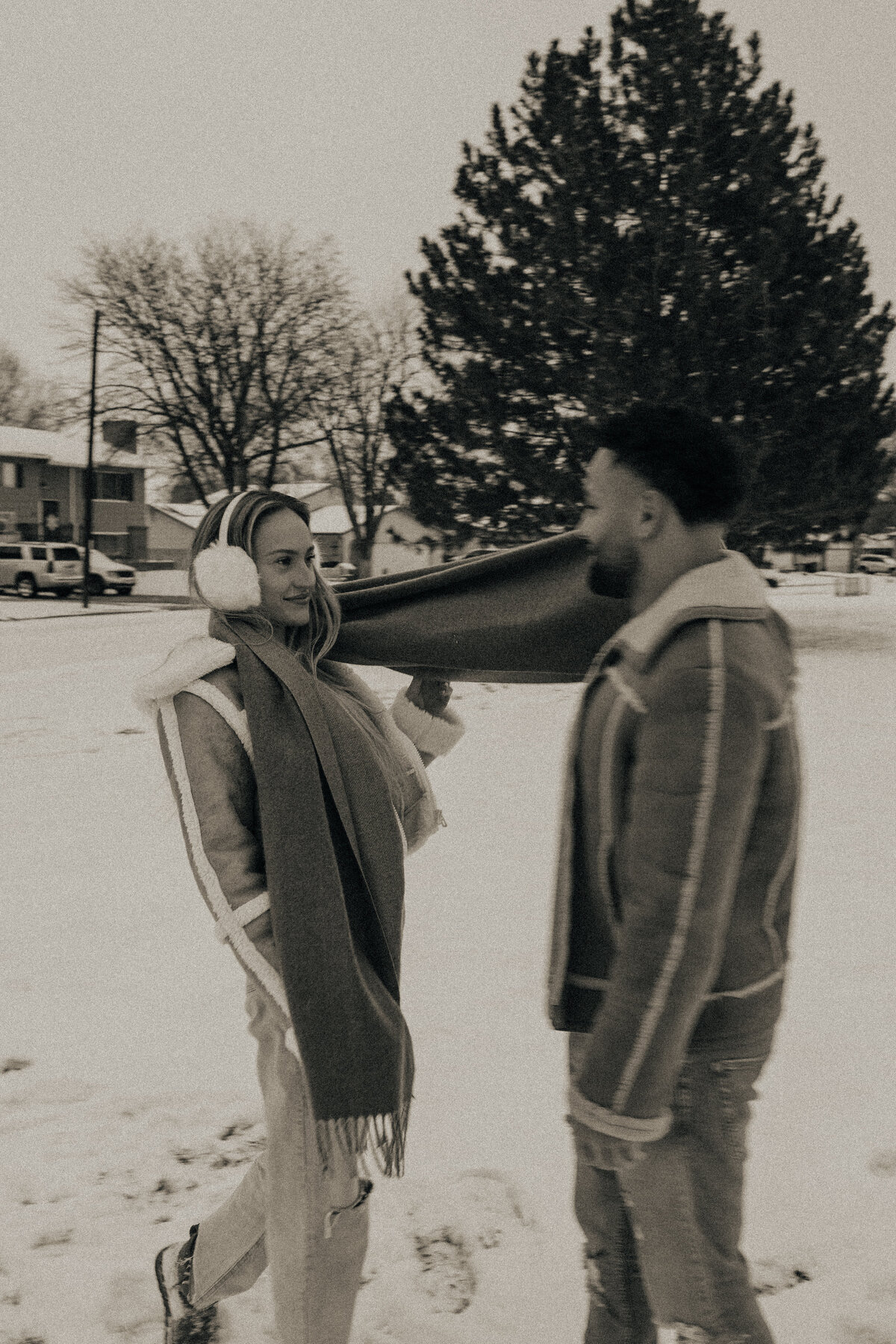 Lydia + Jasiah Snowy Couple Session- Colorado Couple's Photographer - jq films_-25