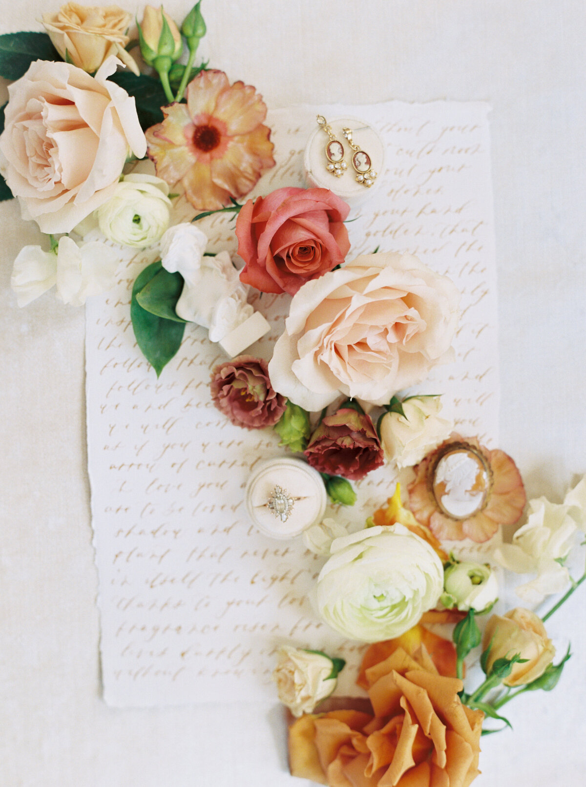 Floral Inspired Wedding Invitations by Steph G Calligraphy