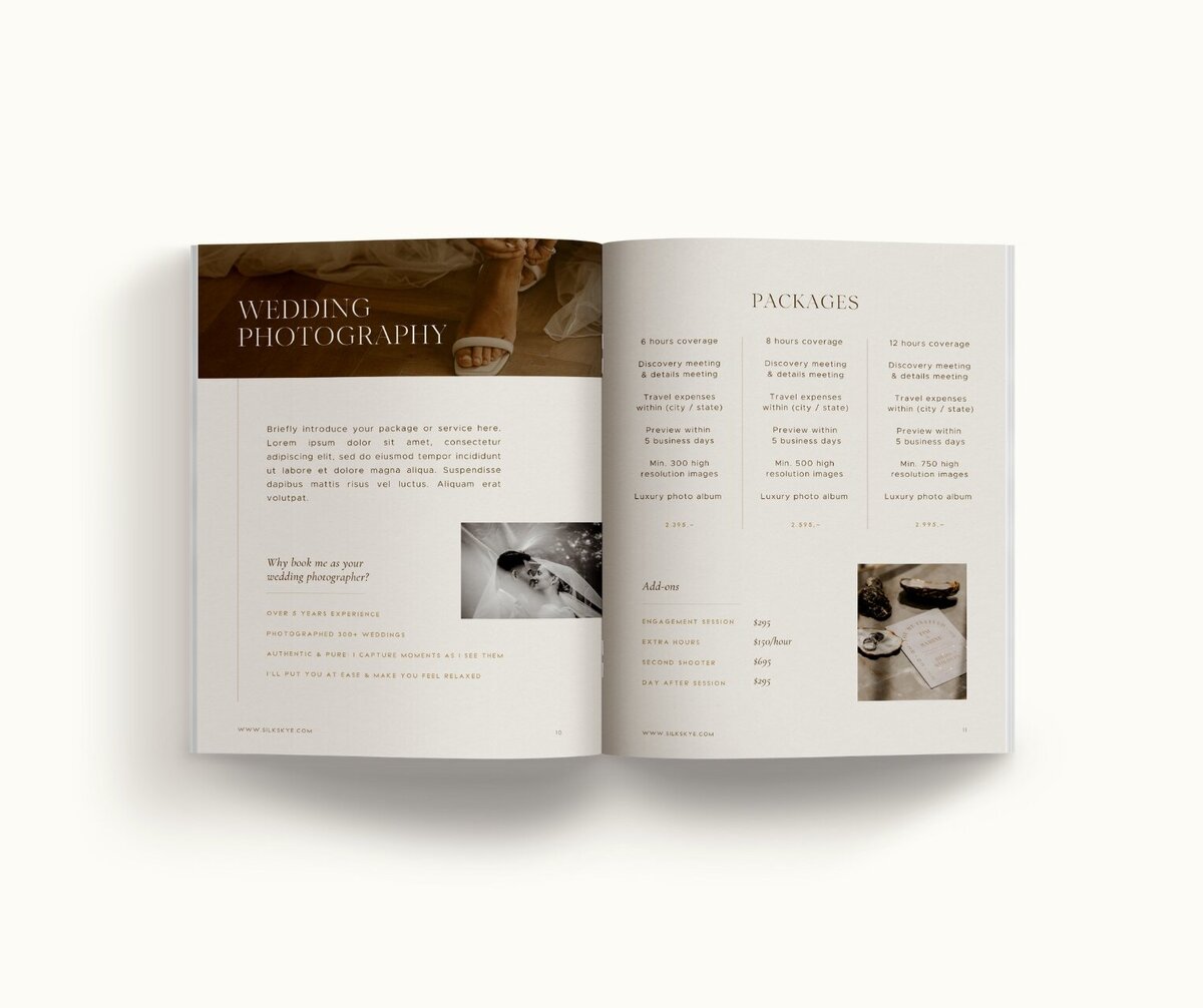 Canva aesthetic pricing guide for photographers Silk Skye 7