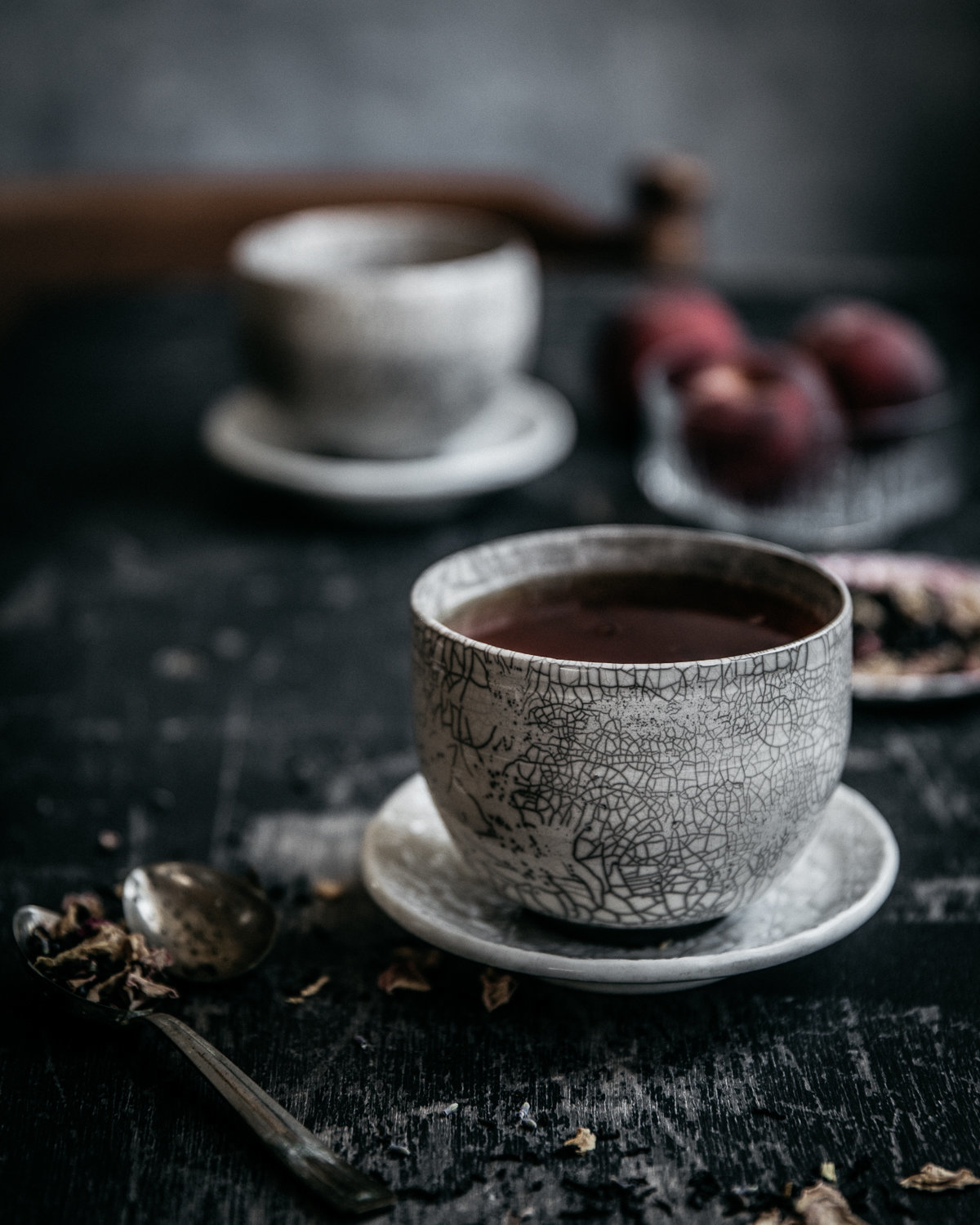 Tea in Freaky Raku Coffee Cups | Anisa Sabet | The Macadames-62