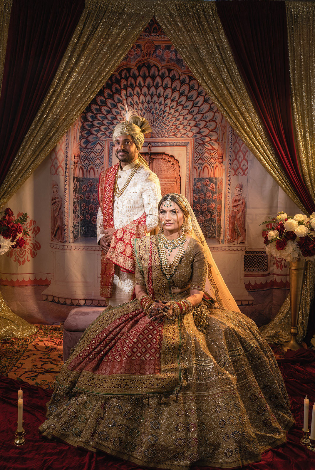 Indian wedding day photo - indian ceremony