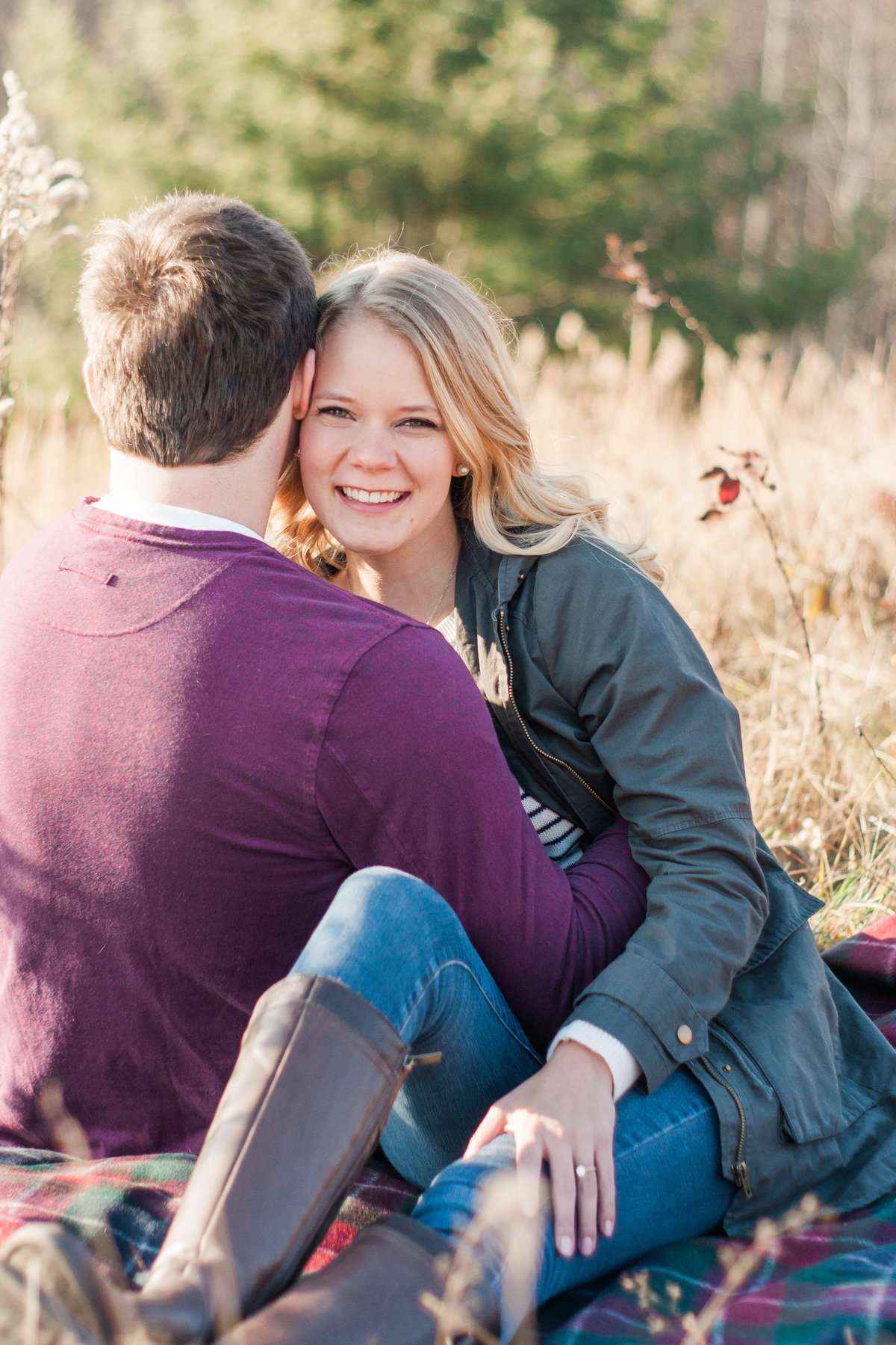 Blue Ridge Parkway Engagement Adventure photographed by Boone Photographer Wayfaring Wanderer.