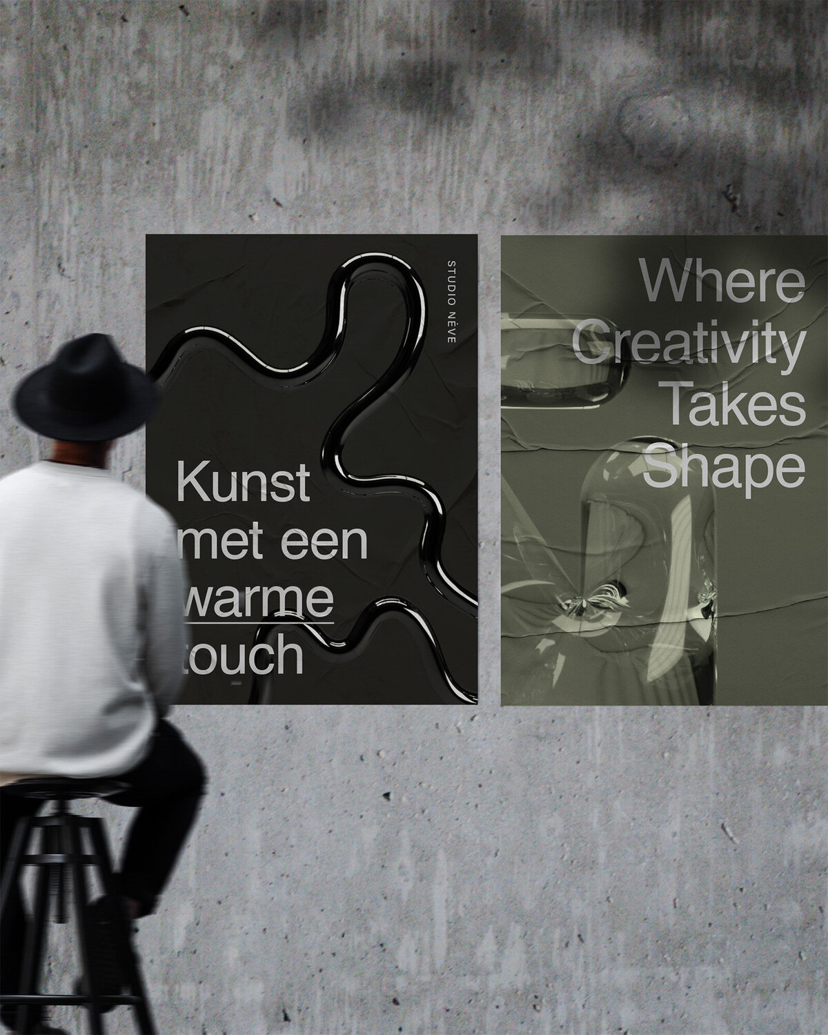 Néve posters – creativiteit en elegantie in vorm