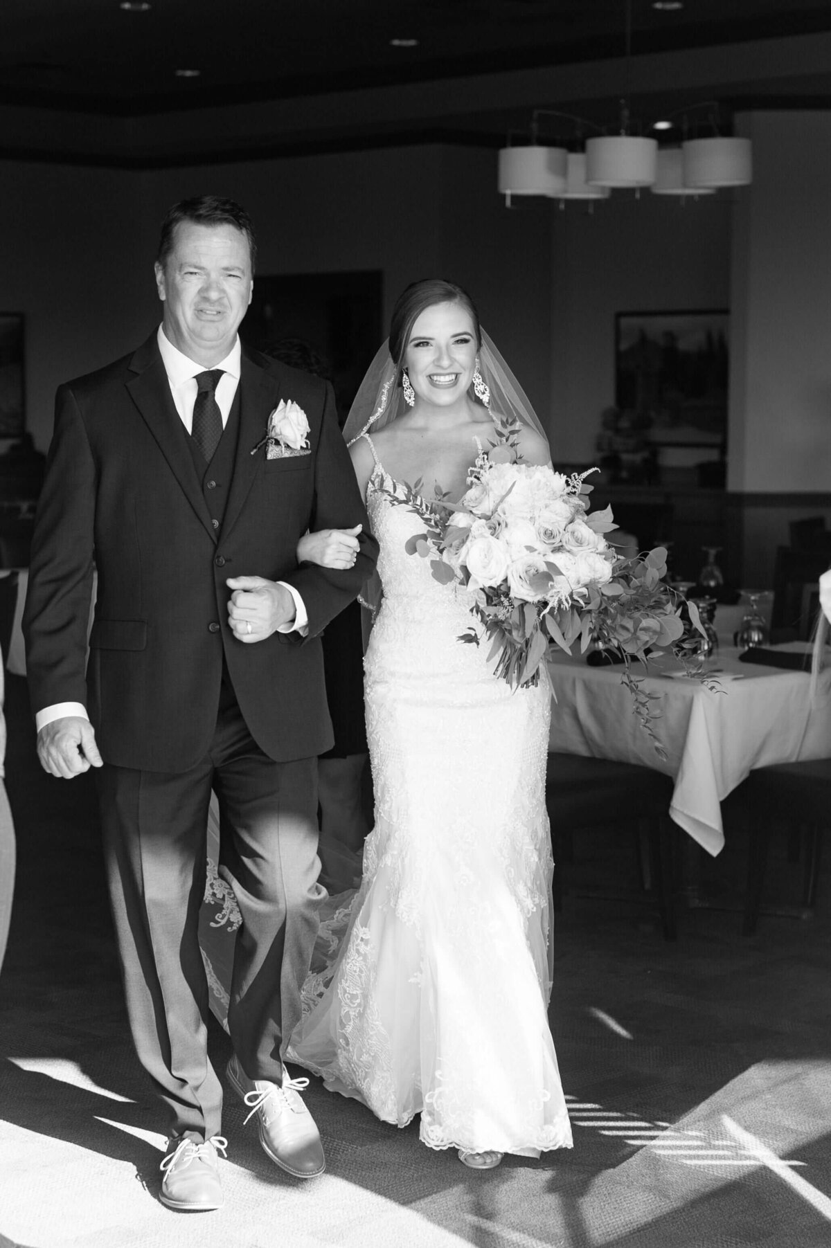 Bride and groom just married at Nashville wedding