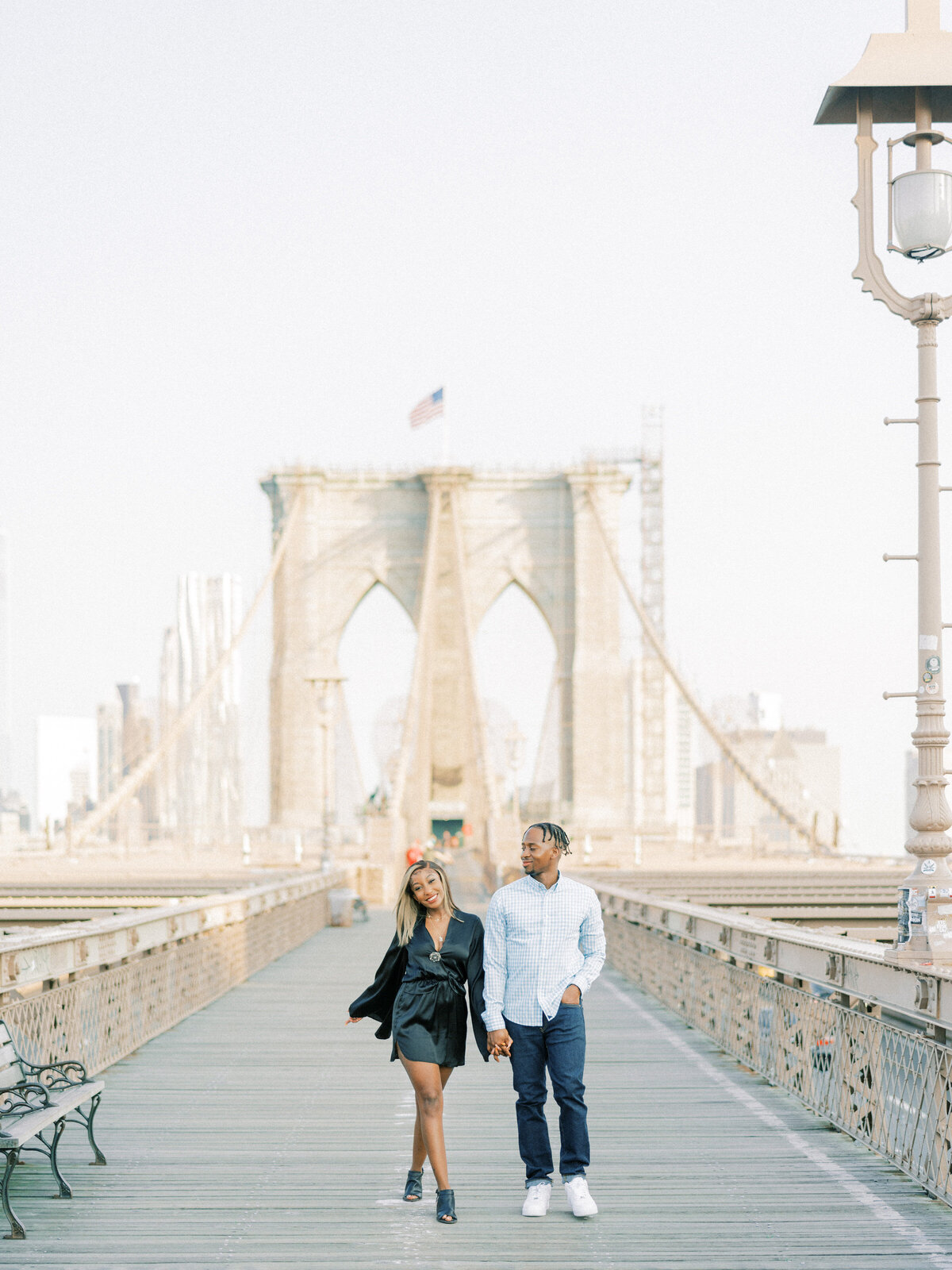 Brooklyn Bridge and DUMBO Sunrise, Engagement Session | Amarachi Ikeji Photography 20