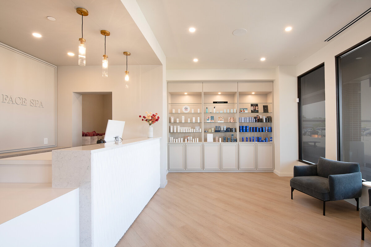 med-spa-lobby-interior-design-product-display