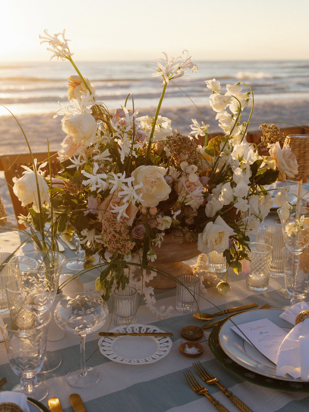 St. Regis x Engaged Magazine - Tablescape - Beach - Longboat Key, Florida - Chrissy O'Neill & Co. - South Florida Wedding Photographer-27