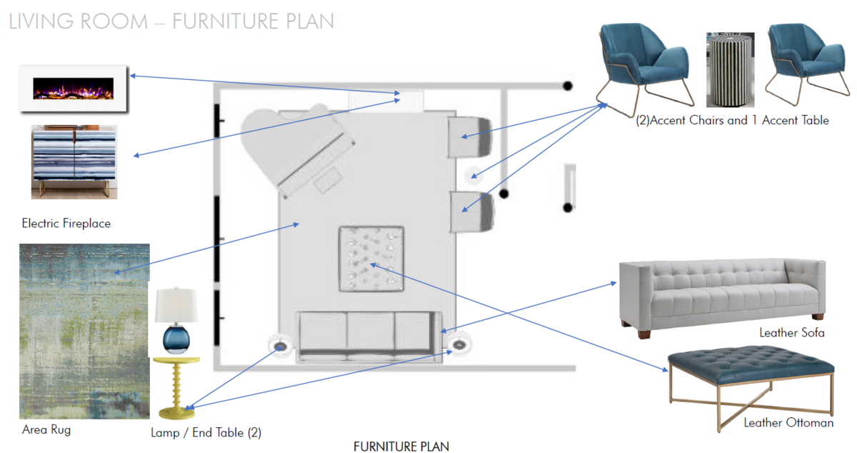 2 Living Room Furniture Plan