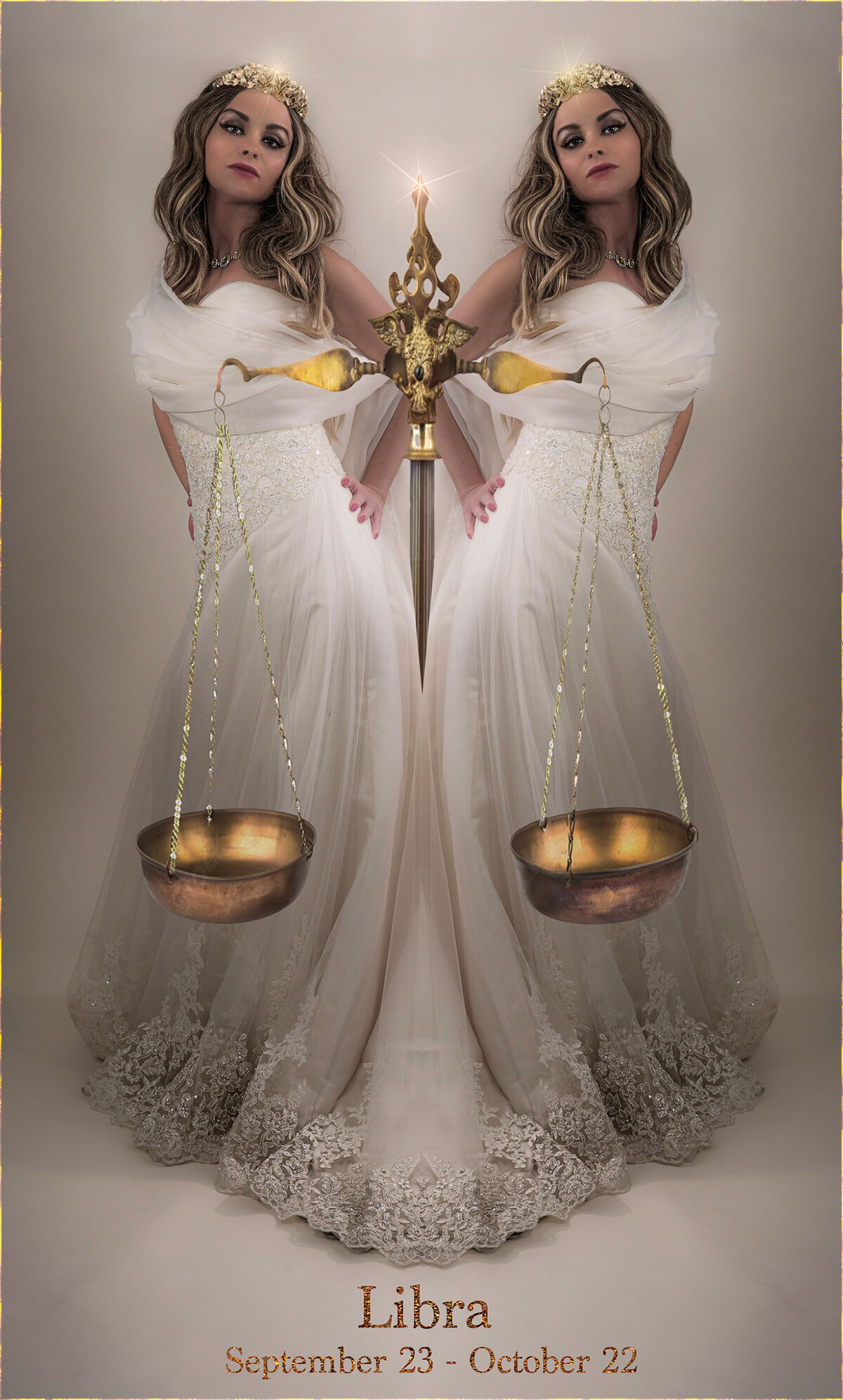 PATRICIA WHITLOCK LIBRA WITH SCALES