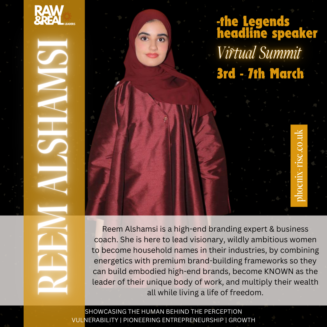 Reem Alshamsi legends summit real and raw leaders