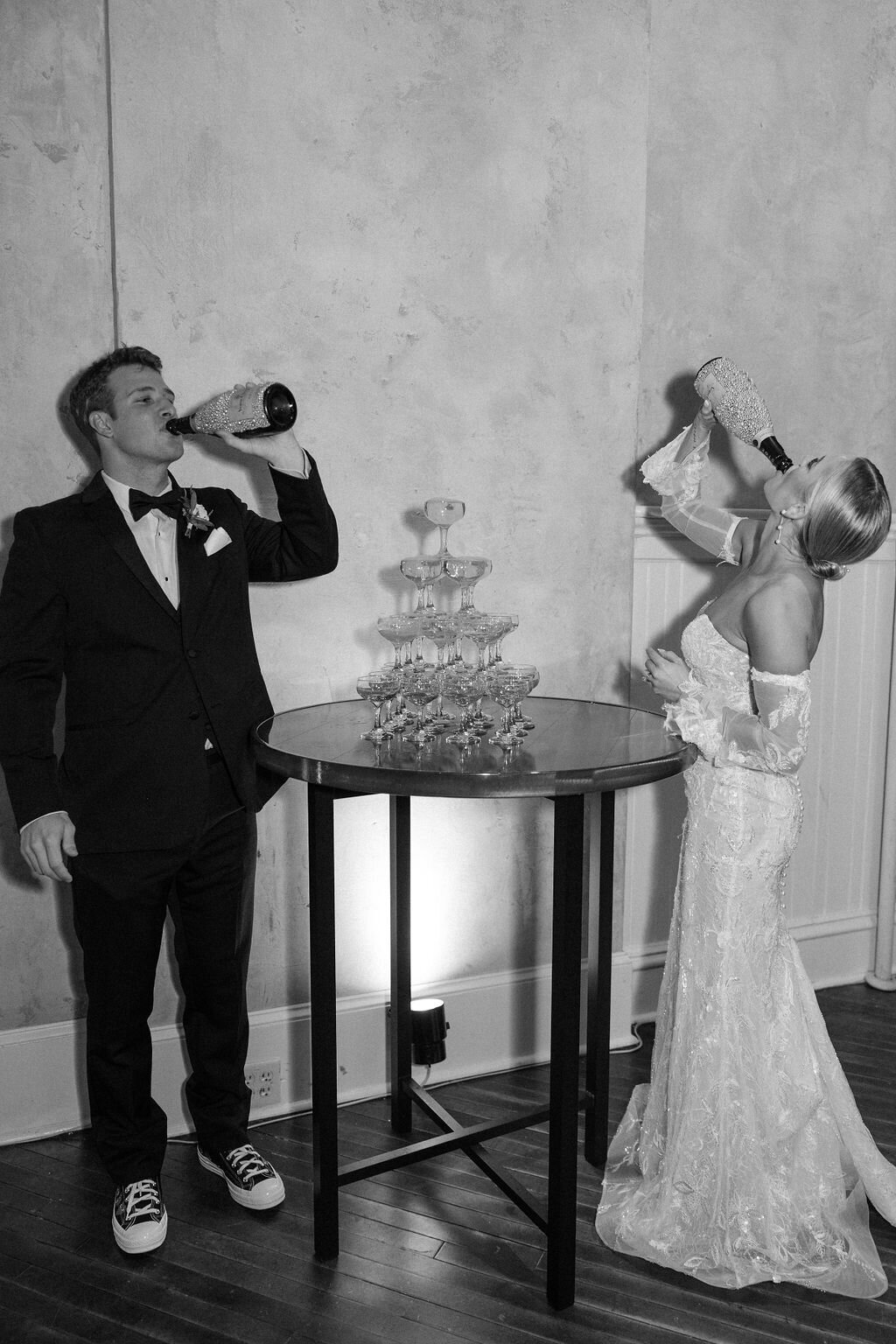 Champagne Tower | Hannah Constein Photography