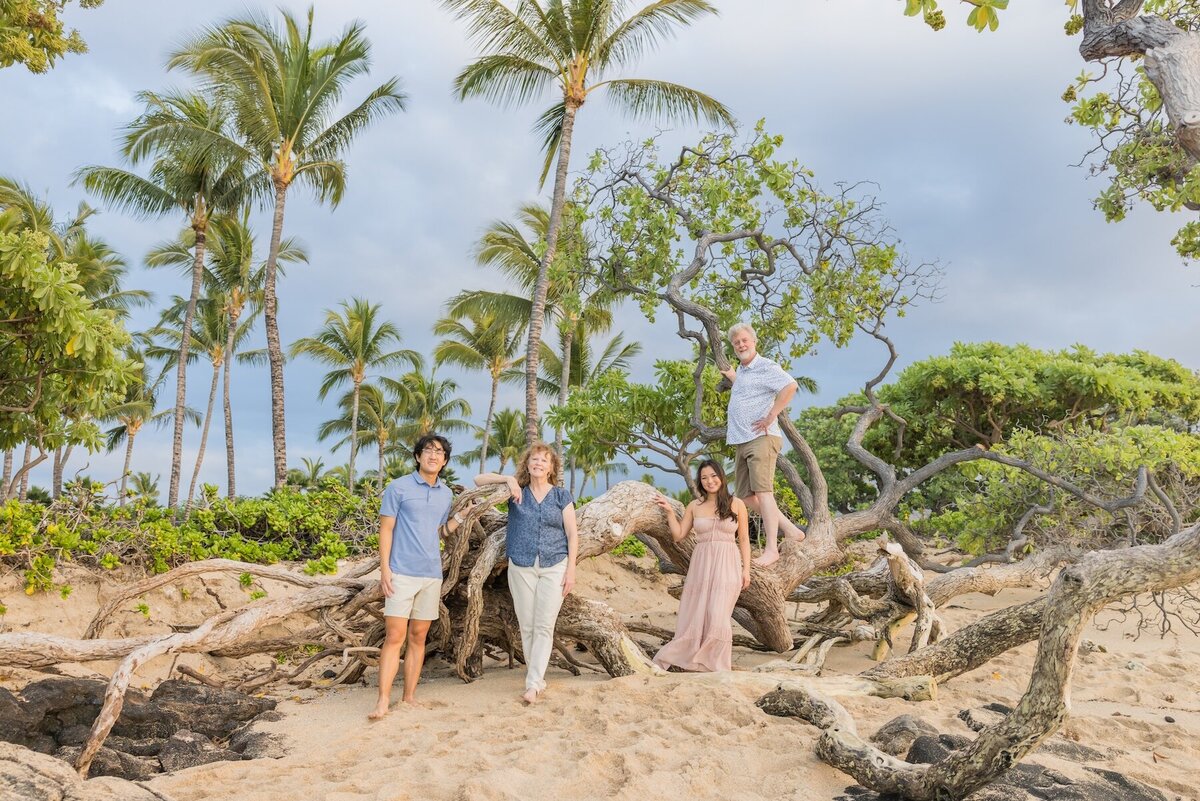Kukio Beach Big Island family photos