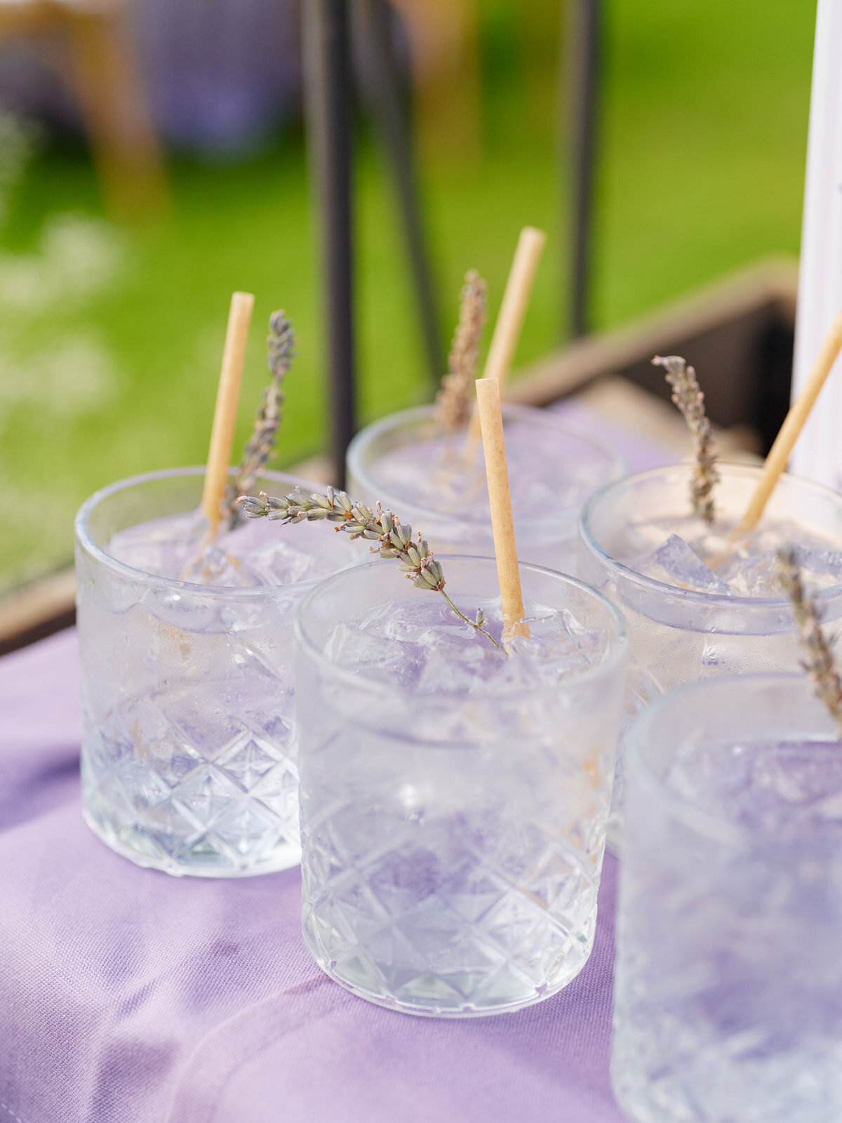 Lavender cocktail inspiration rustic welcome party, Provence