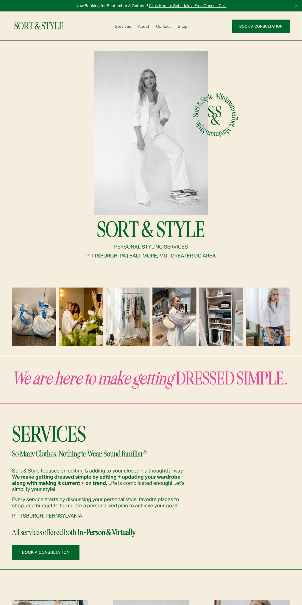 SORT & STYLE WEB