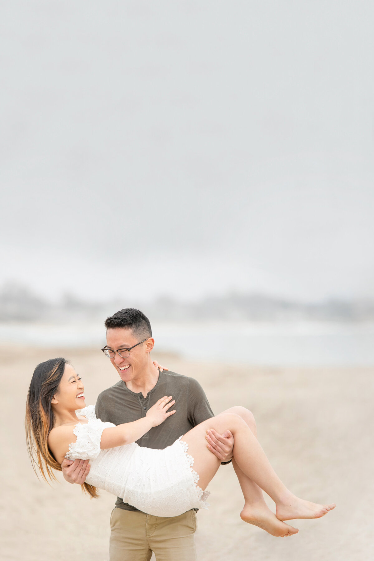 Wallace & Cera _ Engagement Portraits_ Santa Cruz Boardwalk & Beach_18